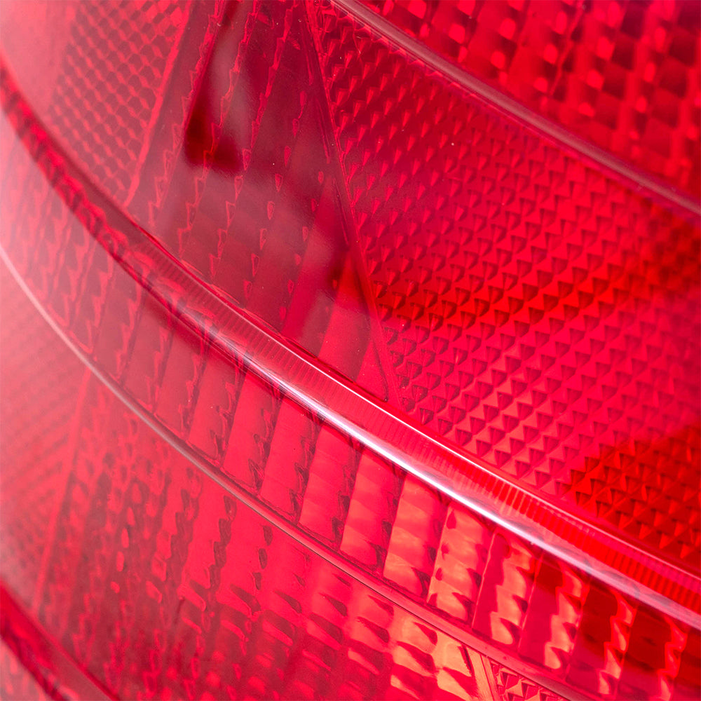 Brock Replacement Drivers Taillight Tail Lamp with Black Trim Compatible with 1999-2011 Crown Victoria 8W7Z13405A