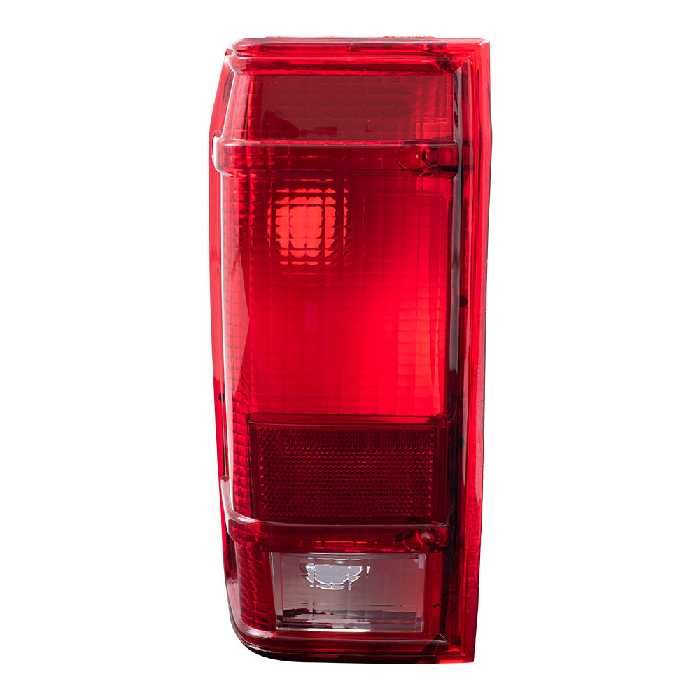 Brock Replacement Driver and Passenger Taillights Tail Lamps Compatible with 1991-1992 Ranger Pickup Truck F1TZ 13405 C F1TZ 13404 C
