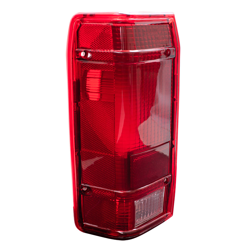 Brock Replacement Driver and Passenger Taillights Tail Lamps Compatible with 1991-1992 Ranger Pickup Truck F1TZ 13405 C F1TZ 13404 C