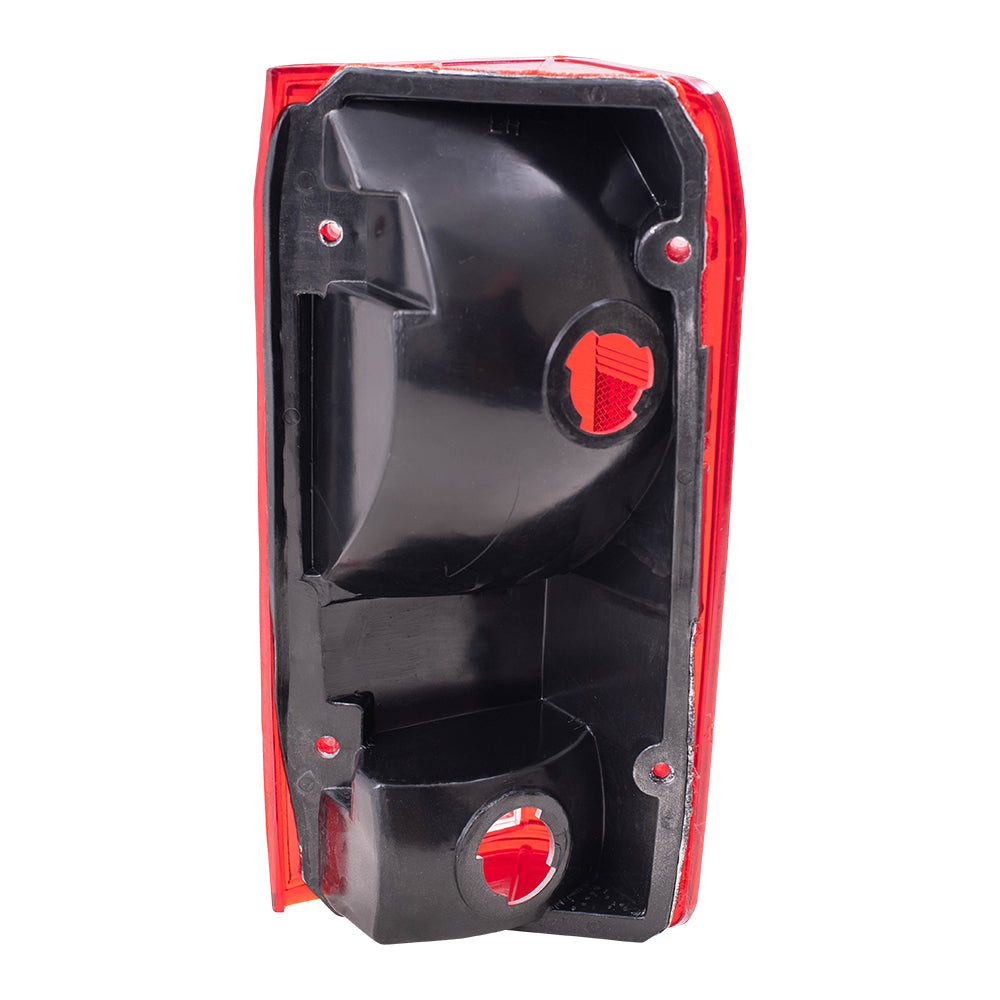 Brock Replacement Driver and Passenger Taillights Tail Lamps Compatible with 1991-1992 Ranger Pickup Truck F1TZ 13405 C F1TZ 13404 C