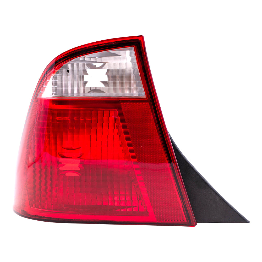 Brock Replacement Driver and Passenger Taillights Tail Lamps Compatible with 2005-2007 Focus Sedan 5S4Z13405AA 5S4Z13404AA