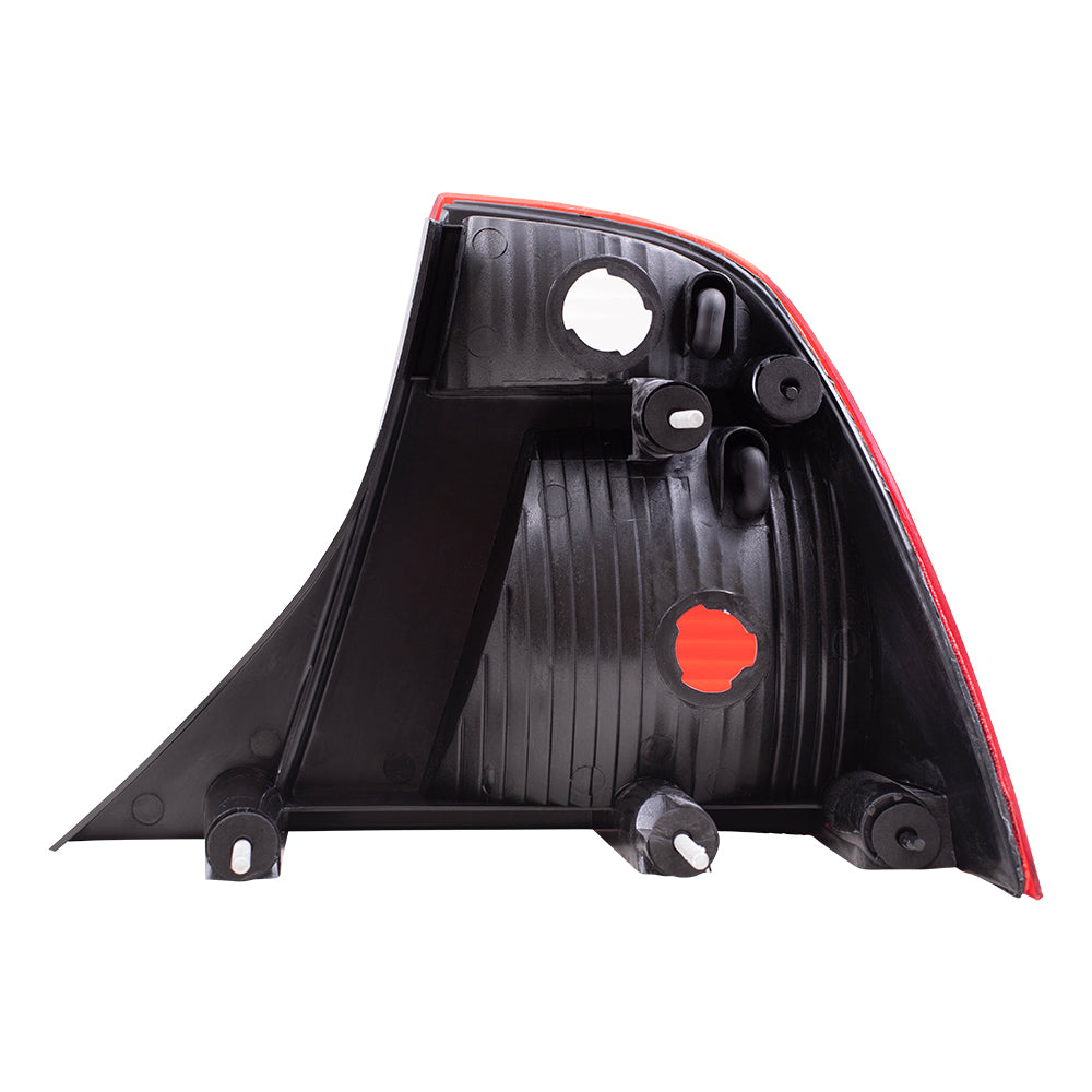 Brock Replacement Driver and Passenger Taillights Tail Lamps Compatible with 2005-2007 Focus Sedan 5S4Z13405AA 5S4Z13404AA