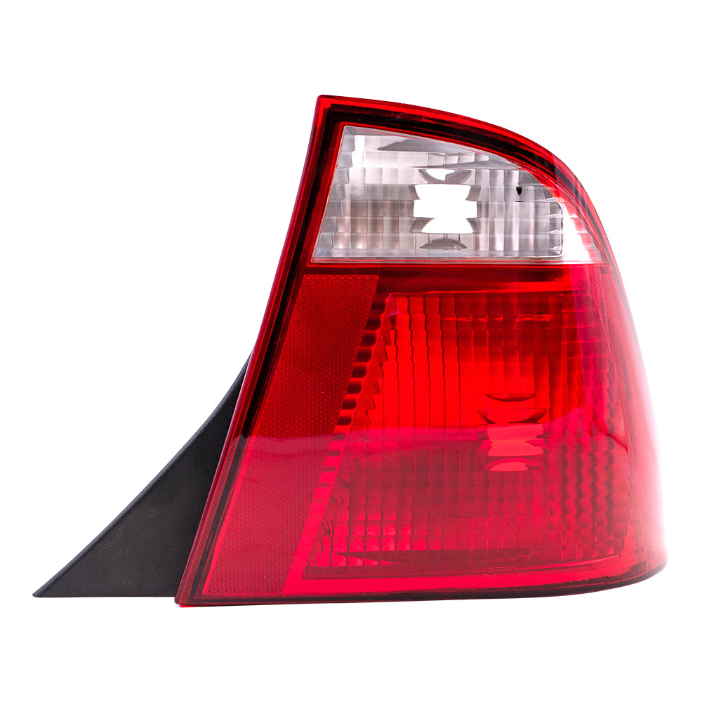 Brock Replacement Passengers Taillight Tail Lamp Compatible with 2005-2007 Focus Sedan 5S4Z13404AA