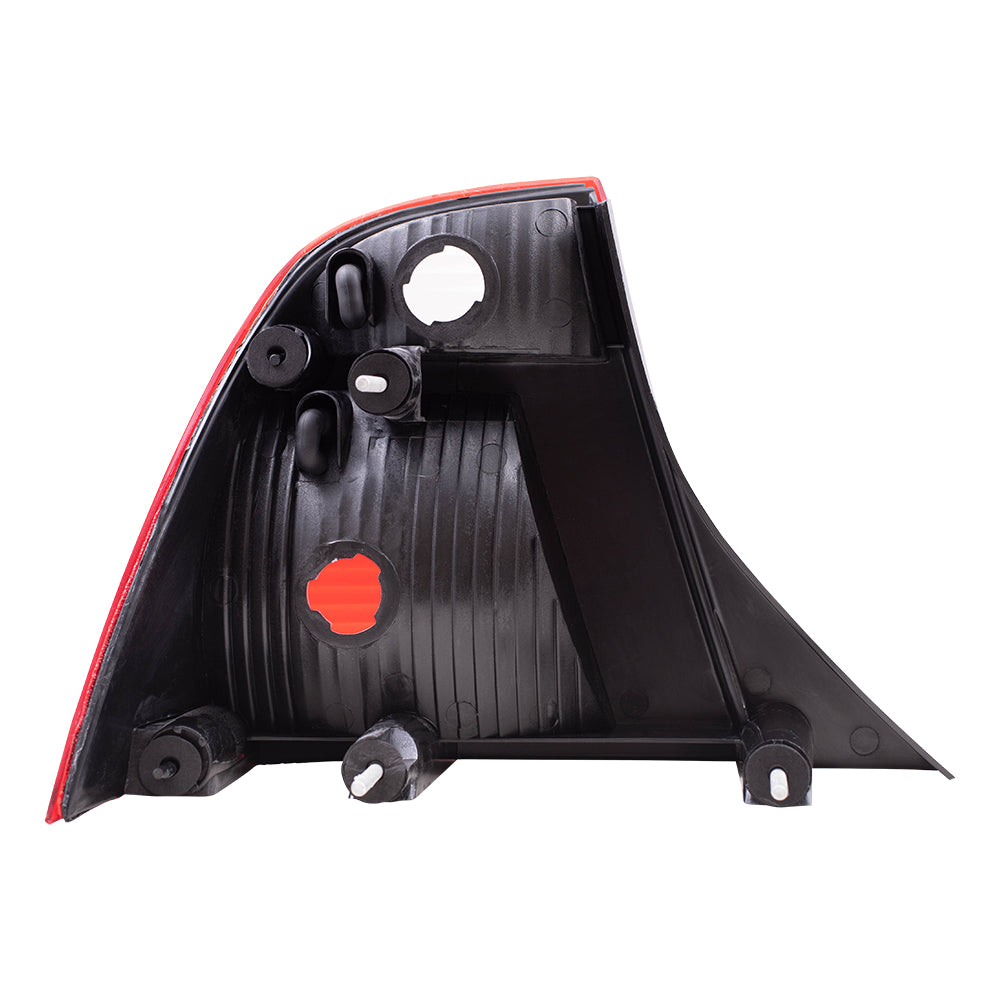 Brock Replacement Passengers Taillight Tail Lamp Compatible with 2005-2007 Focus Sedan 5S4Z13404AA