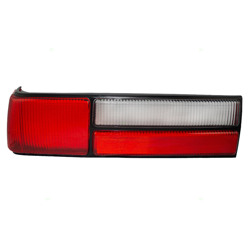 Brock Replacement Drivers Taillight Taillamp Lens Compatible with 1987-1993 Mustang Fox Body LX Style E7ZZ13451A