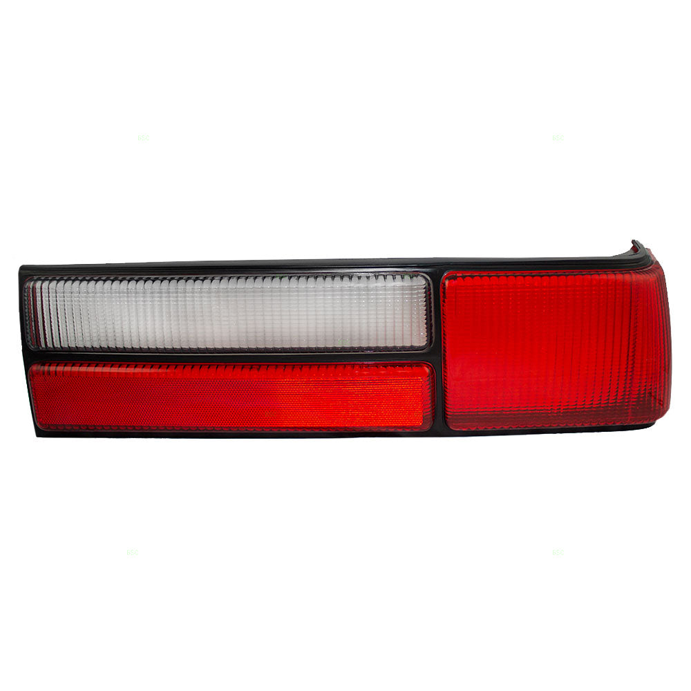 Brock Replacement Passengers Taillight Tail Lamp Lens Compatible with 1987-1993 Mustang Fox Body LX Style E7ZZ13450A