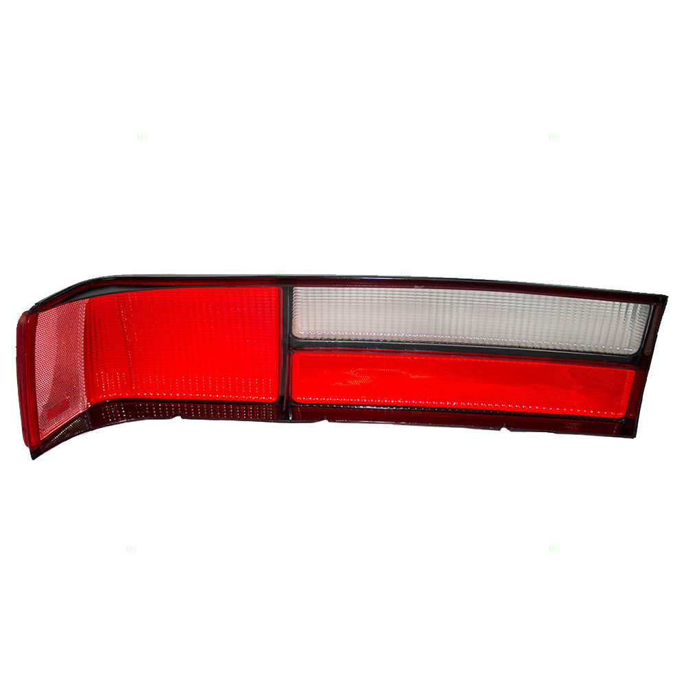 Brock Replacement Passengers Taillight Tail Lamp Lens Compatible with 1987-1993 Mustang Fox Body LX Style E7ZZ13450A