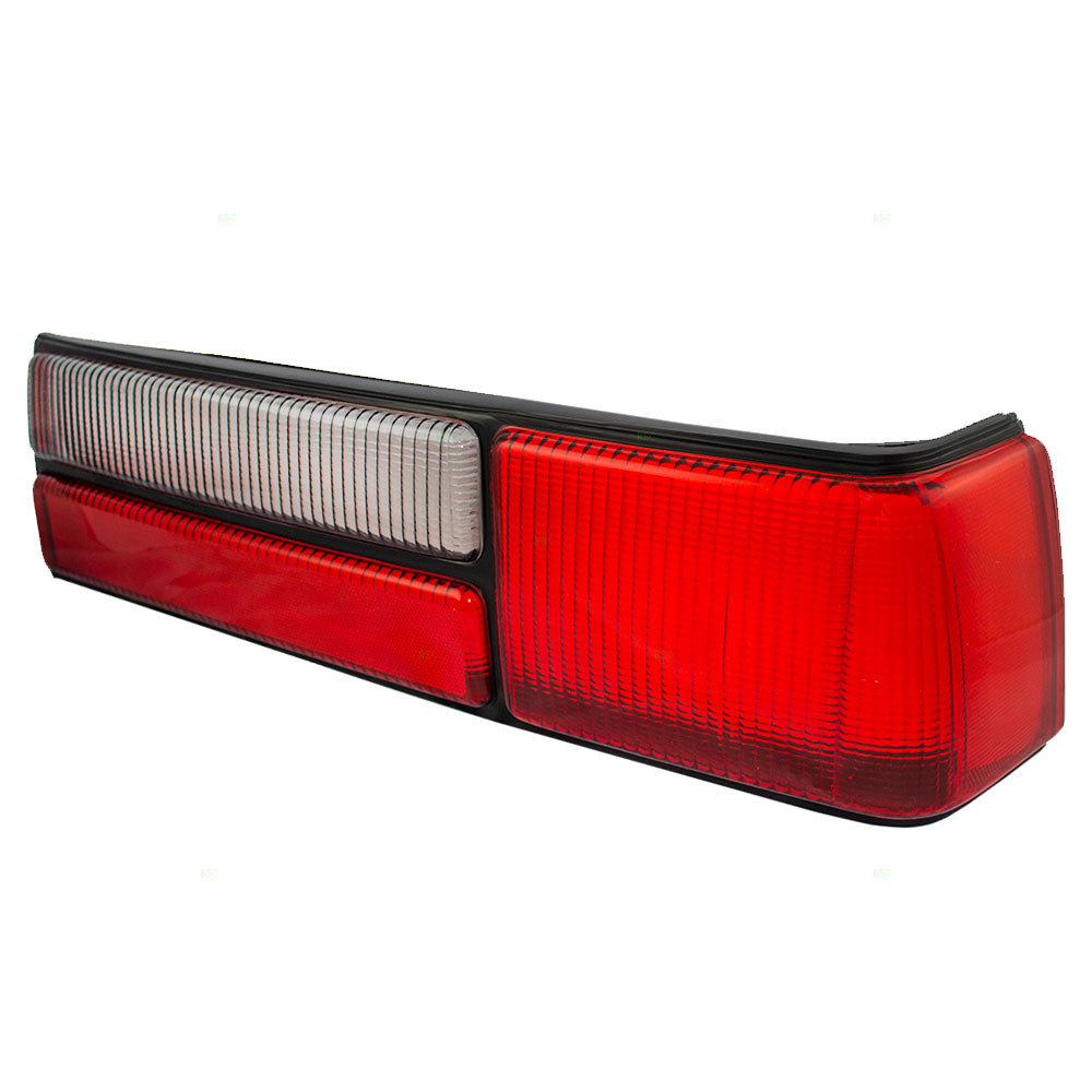 Brock Replacement Passengers Taillight Tail Lamp Lens Compatible with 1987-1993 Mustang Fox Body LX Style E7ZZ13450A