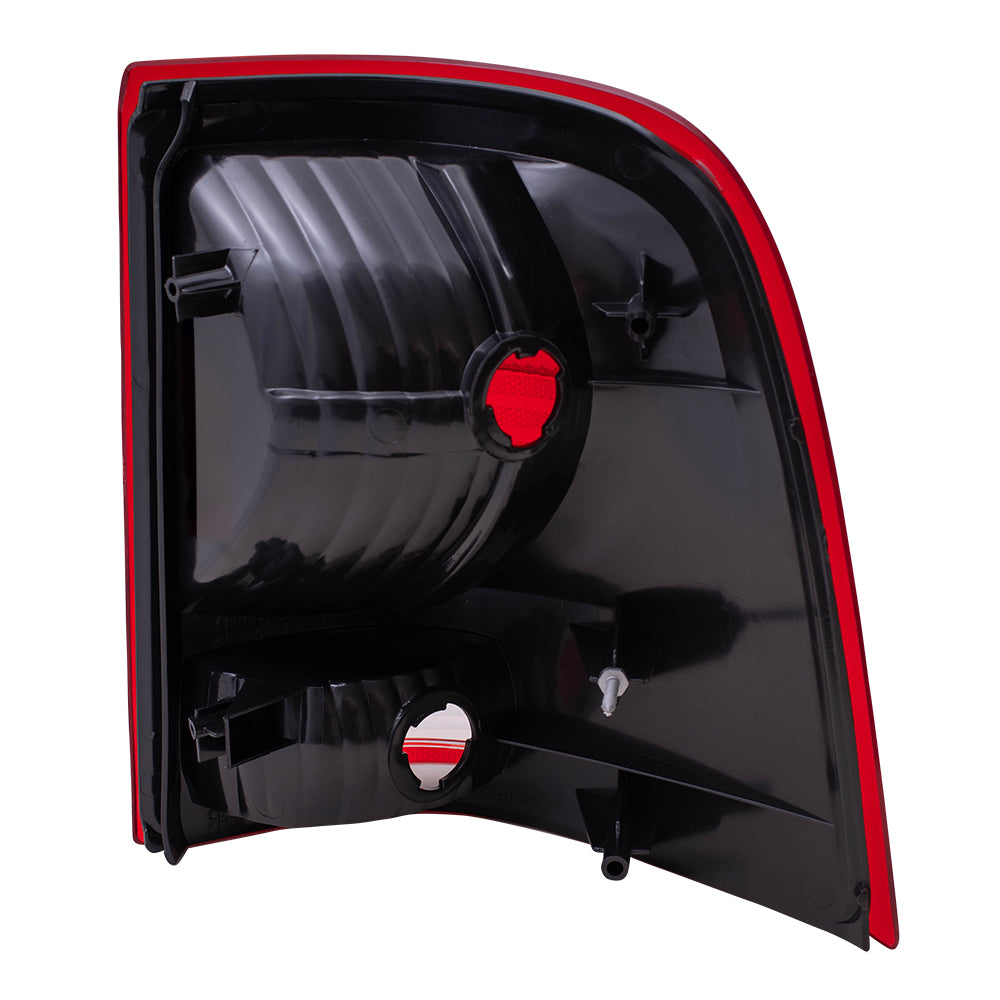 Brock Replacement Drivers Taillight Tail Lamp Lens Compatible with 2002-2005 Explorer 4 Door 1L2Z13405AA