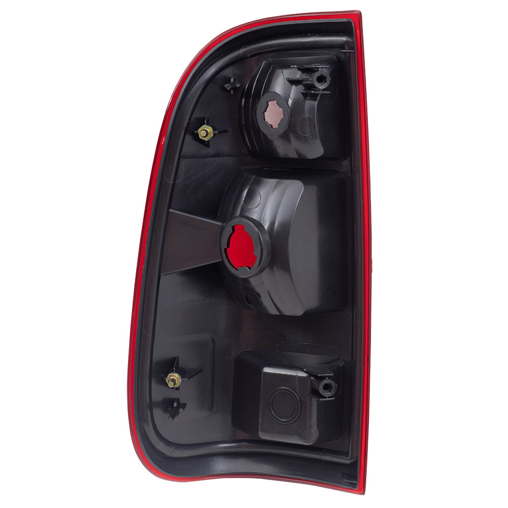 Brock Replacement Driver and Passenger Taillights Tail Lamps Compatible with 2008-2016 F250 Super Duty Pickup Truck BC3Z13405A BC3Z13404A