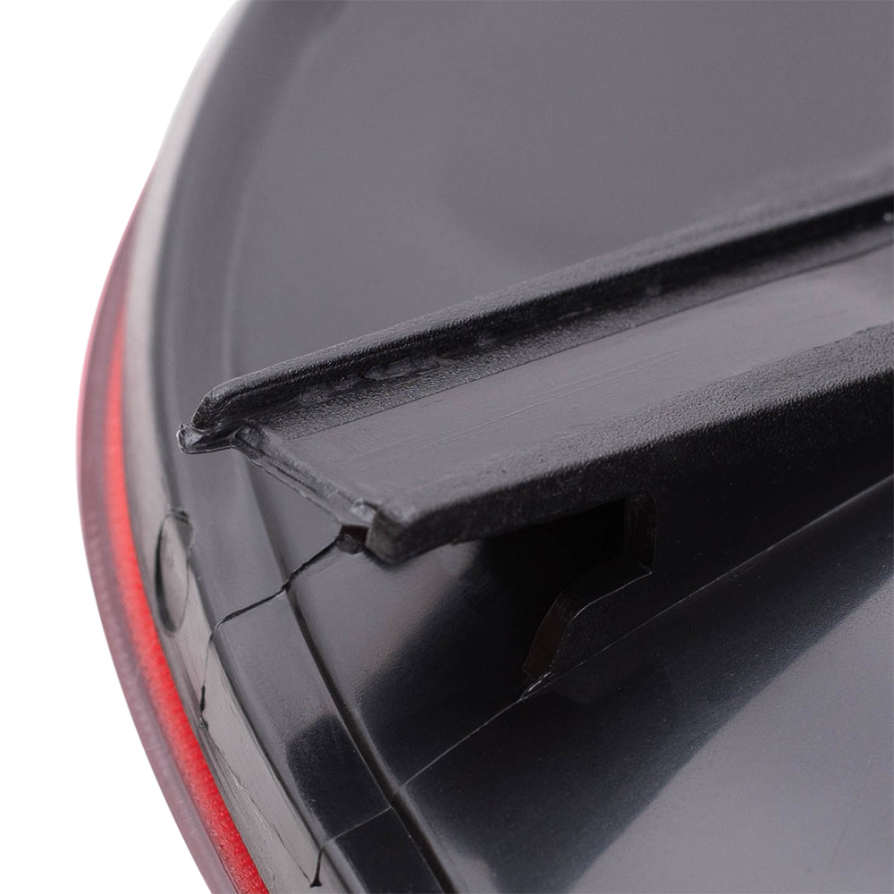 Brock Replacement Set Driver and Passenger Taillights with Red Lens Compatible with 2000-2003 F150 Flareside Crew Cab Pickup Truck YL3Z13405AA YL3Z13404AA
