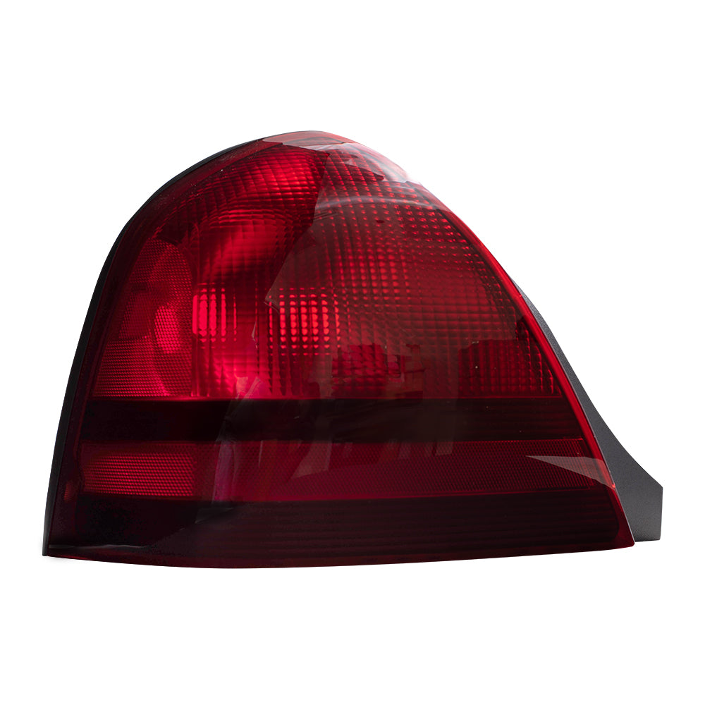 Brock Replacement Driver and Passenger Taillights Quarter Panel Mounted Lens Compatible with 2003-2011 Grand Marquis 3W3Z13405AB 3W3Z13404AB