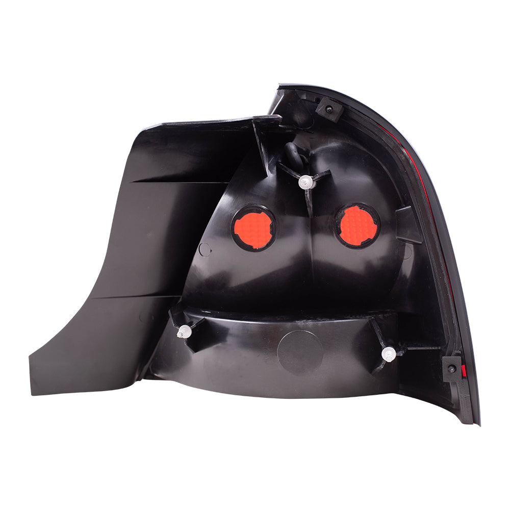 Brock Replacement Driver and Passenger Taillights Quarter Panel Mounted Lens Compatible with 2003-2011 Grand Marquis 3W3Z13405AB 3W3Z13404AB