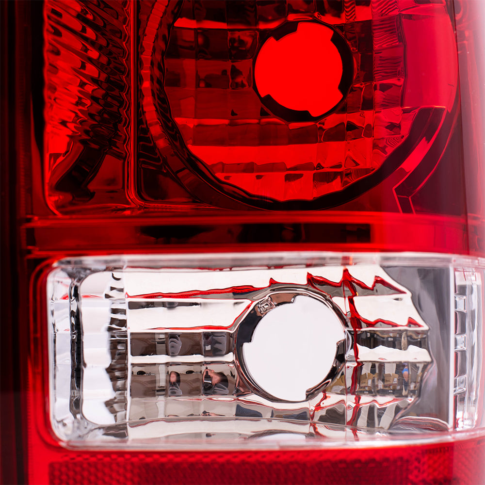Brock Replacement Driver and Passenger Taillights Tail Lamps Compatible with 2006-2011 Ranger Pickup Truck 6L5Z13405AA 6L5Z13404A