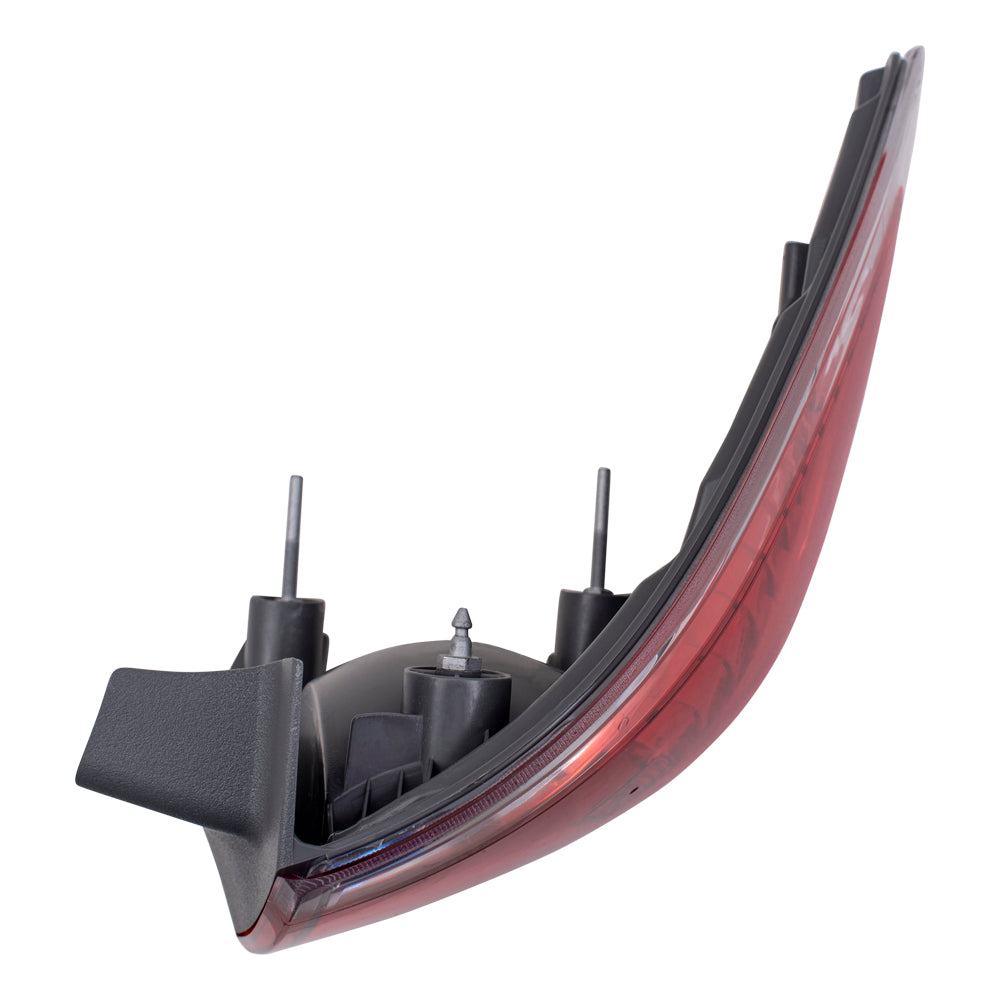 Brock Replacement Driver and Passenger Side Tail Light Assemblies Compatible with 2008 Ford Focus
