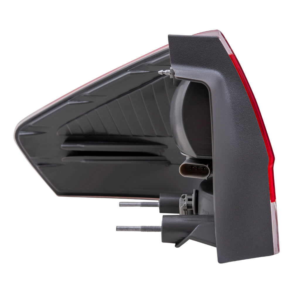 Brock Replacement Driver and Passenger Side Tail Light Assemblies Compatible with 2008 Ford Focus