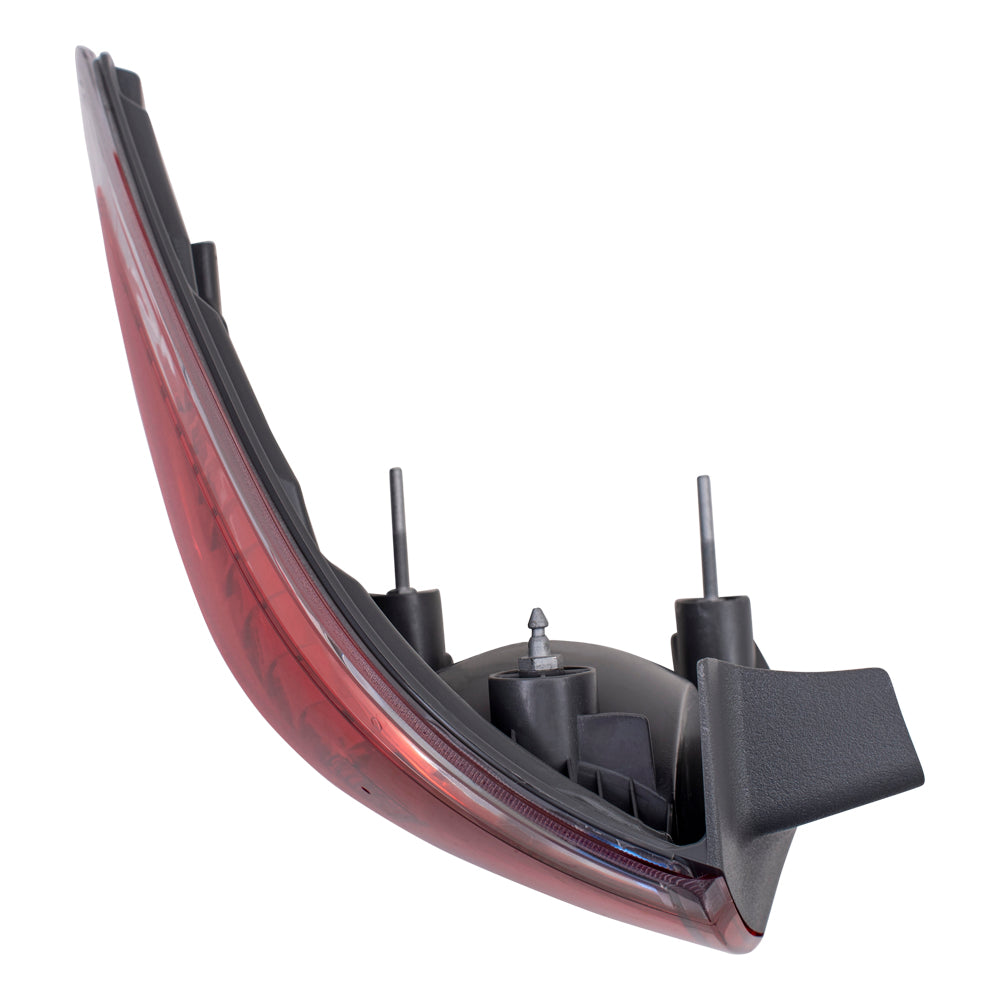 Brock Replacement Driver Side Tail Light Assembly Compatible with 2008 Ford Focus