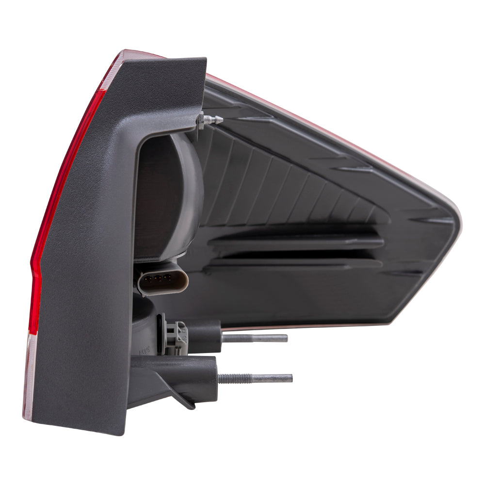 Brock Replacement Driver Side Tail Light Assembly Compatible with 2008 Ford Focus