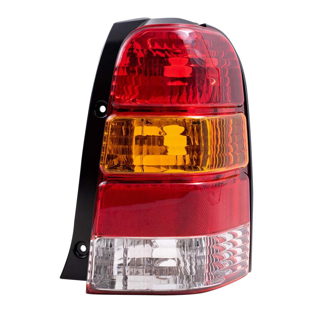 Brock Replacement Driver and Passenger Taillights Tail Lamps Compatible with 2001-2007 Escape 6L8Z13405DA 6L8Z13404DA