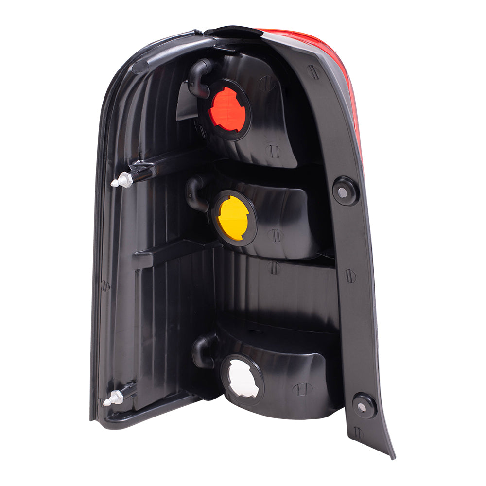 Brock Replacement Driver and Passenger Taillights Tail Lamps Compatible with 2001-2007 Escape 6L8Z13405DA 6L8Z13404DA