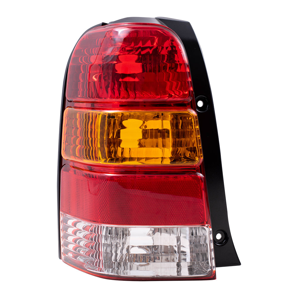 Brock Replacement Drivers Taillight Tail Lamp Compatible with 2001-2007 Escape 6L8Z13405DA