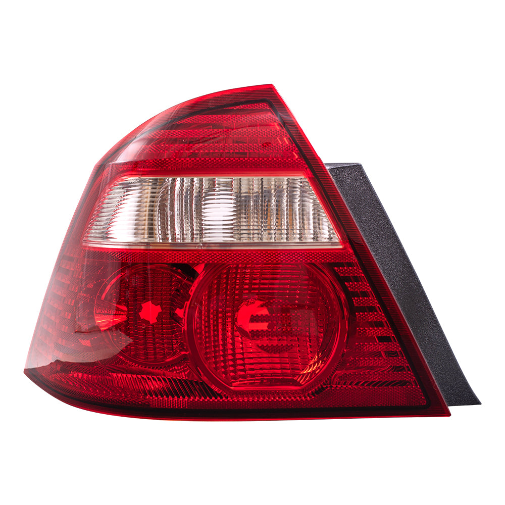 Brock Replacement Pair Set Taillights Tail Lamp Units Compatible with 2005-2007 Five Hundred 6G1Z 13405 AA 6G1Z 13404 AA