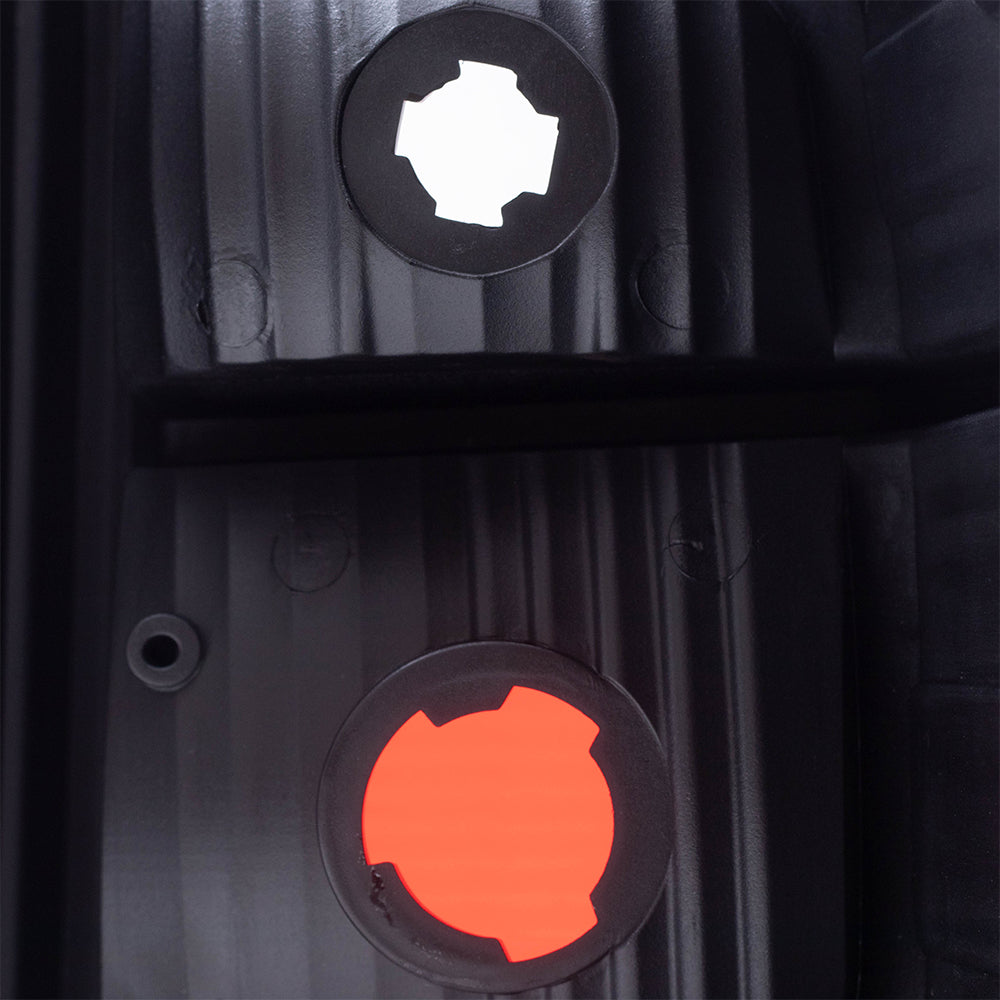Brock Replacement Drivers Taillight Tail Lamp Lens & Housing Unit Compatible with 07-17 Expedition 7L1Z13405AA