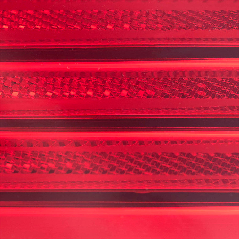 Brock Replacement Driver and Passenger Taillights Tail Lamps with Chrome Trim Compatible with 2009-2014 F150 Styleside Pickup Truck