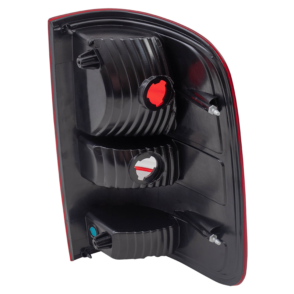Brock Aftermarket Replacement Driver Left Tail Light Unit Compatible With 2004-2008 Ford F-150 Styleside