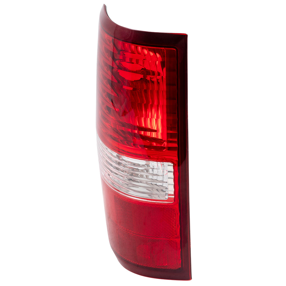 Brock Aftermarket Replacement Driver Left Tail Light Unit Compatible With 2004-2008 Ford F-150 Styleside