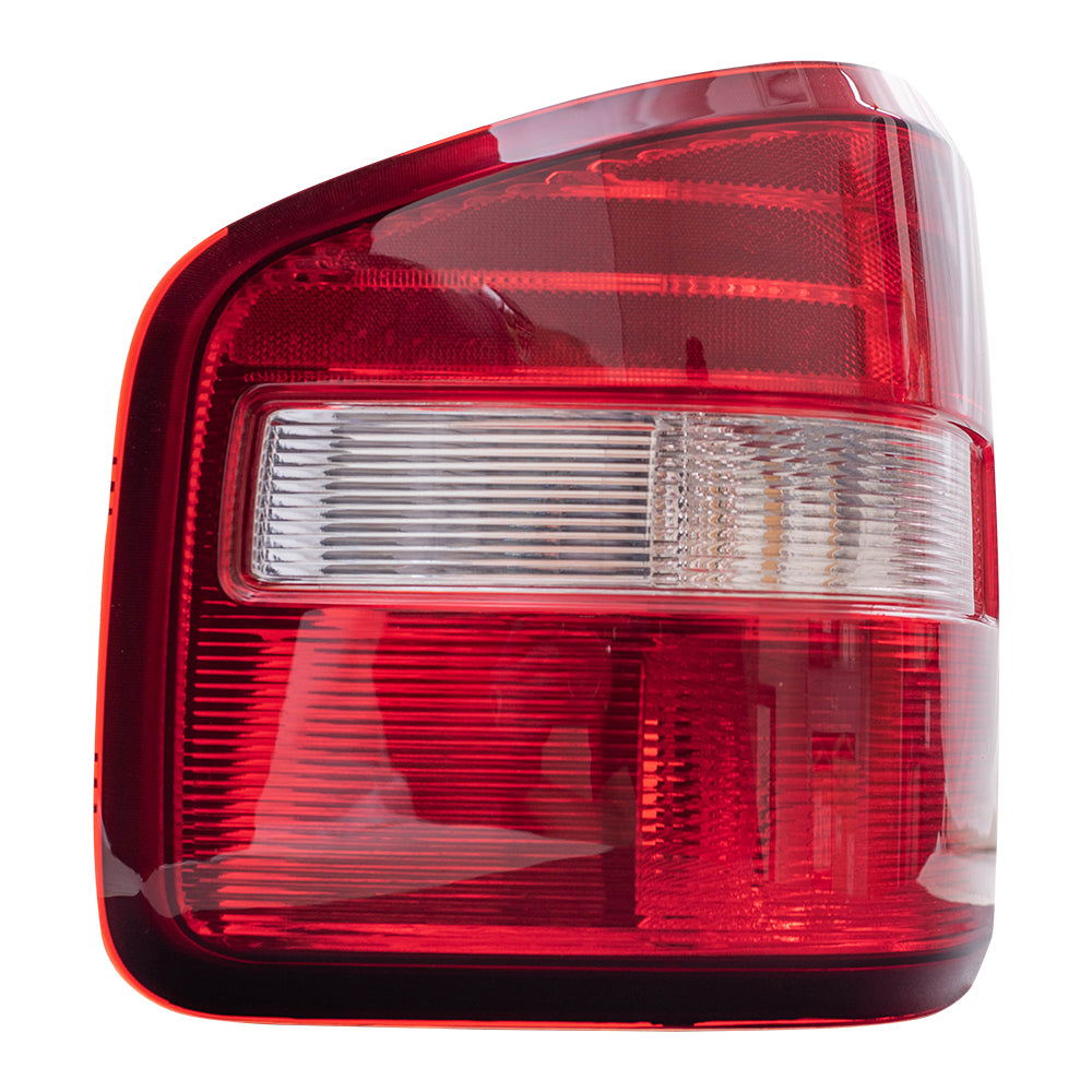 Brock Replacement Drivers Taillight Tail Lamp Lens Compatible with 2004-2009 F150 Flareside Pickup Truck 7L3Z13405BA