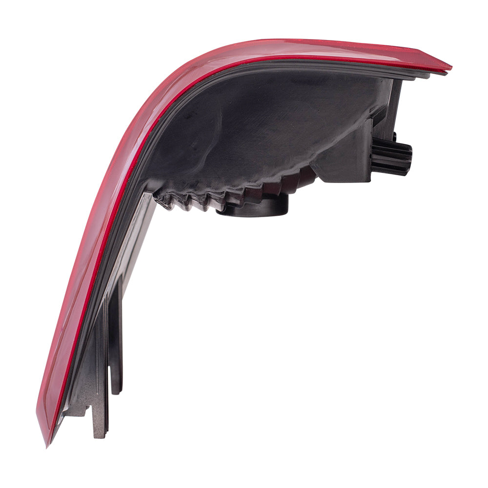 Brock Replacement Drivers Taillight Tail Lamp Lens Compatible with 2004-2009 F150 Flareside Pickup Truck 7L3Z13405BA