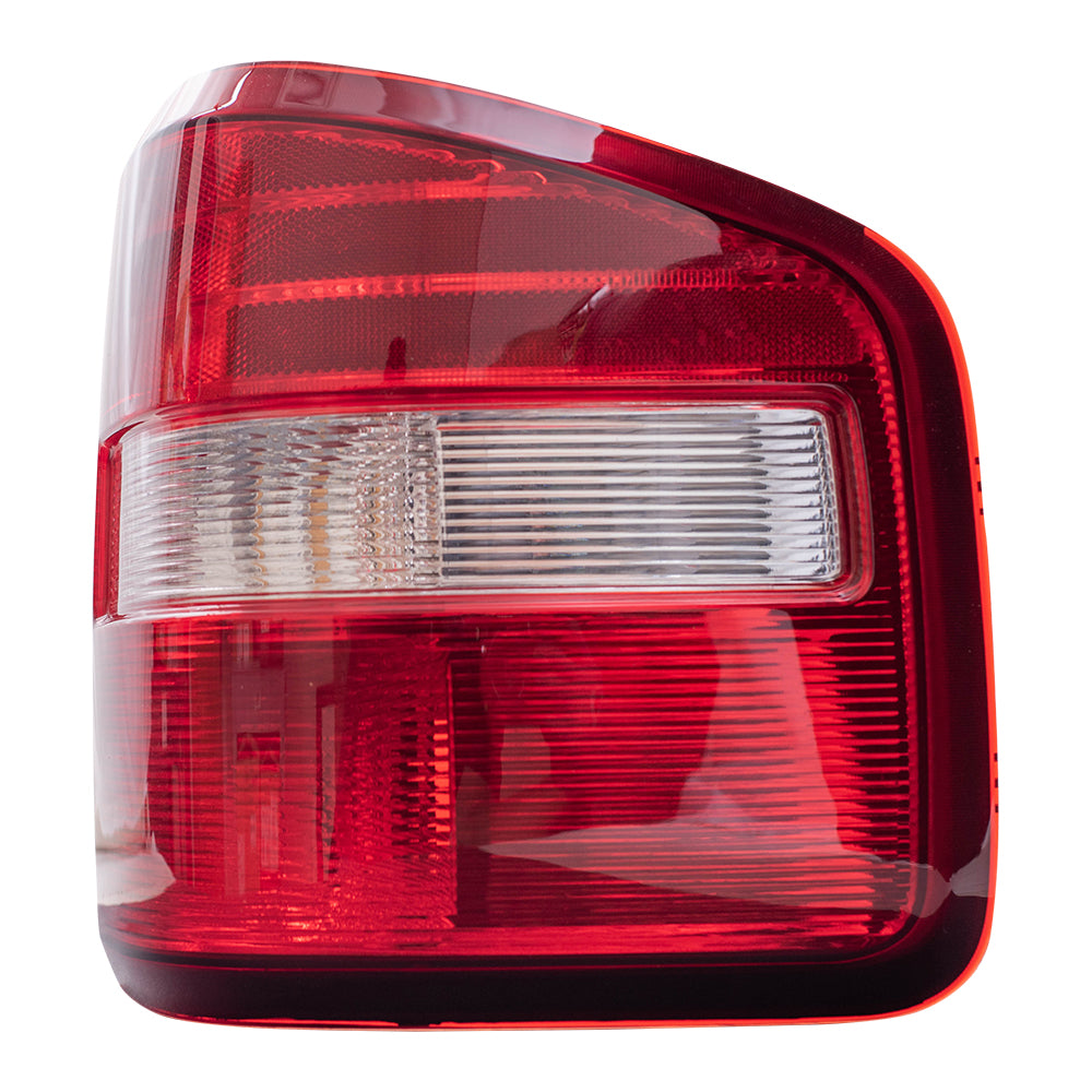 Brock Replacement Passengers Taillight Tail Lamp Lens Compatible with 2004-2009 F150 Flareside Pickup Truck 7L3Z13404BA