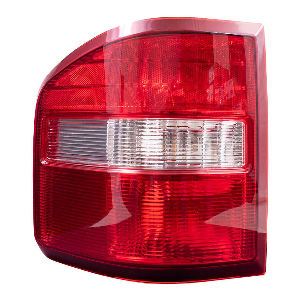 Brock Replacement Drivers Taillight Tail Lamp Lens Compatible with 2004-2009 F150 Flareside Pickup Truck 7L3Z13405BA