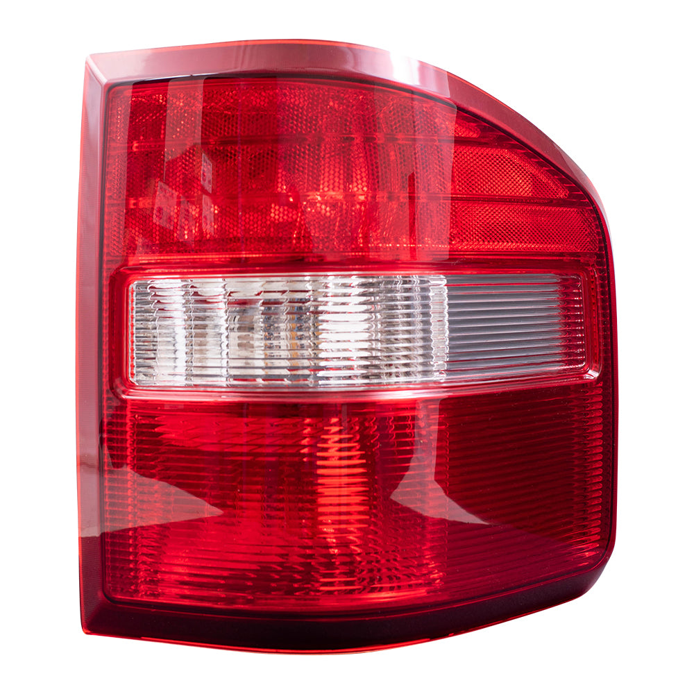 Brock Replacement Driver and Passenger Taillights Tail Lamps Compatible with 2004-2009 F150 Flareside Pickup Truck 7L3Z13405BA 7L3Z13404BA