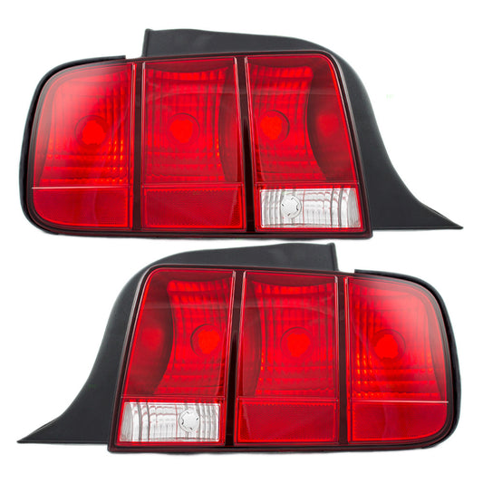 Driver and Passenger Taillights Tail Lamps Replacement for Ford 6R3Z13405A 6R3Z13404AB