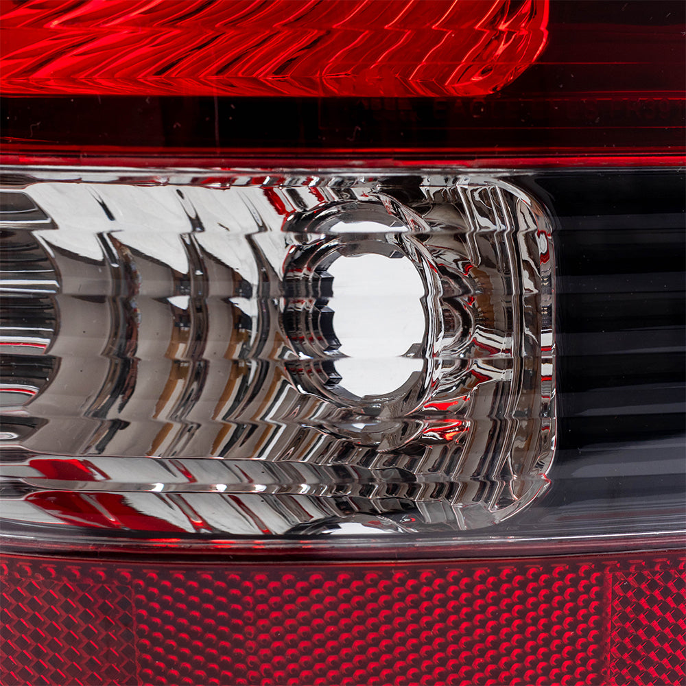 Brock Replacement Driver and Passenger Taillights with Smoked Lens Compatible with 2004-2008 F150 Styleside Pickup Truck 6L3Z13405AA 6L3Z13404AA