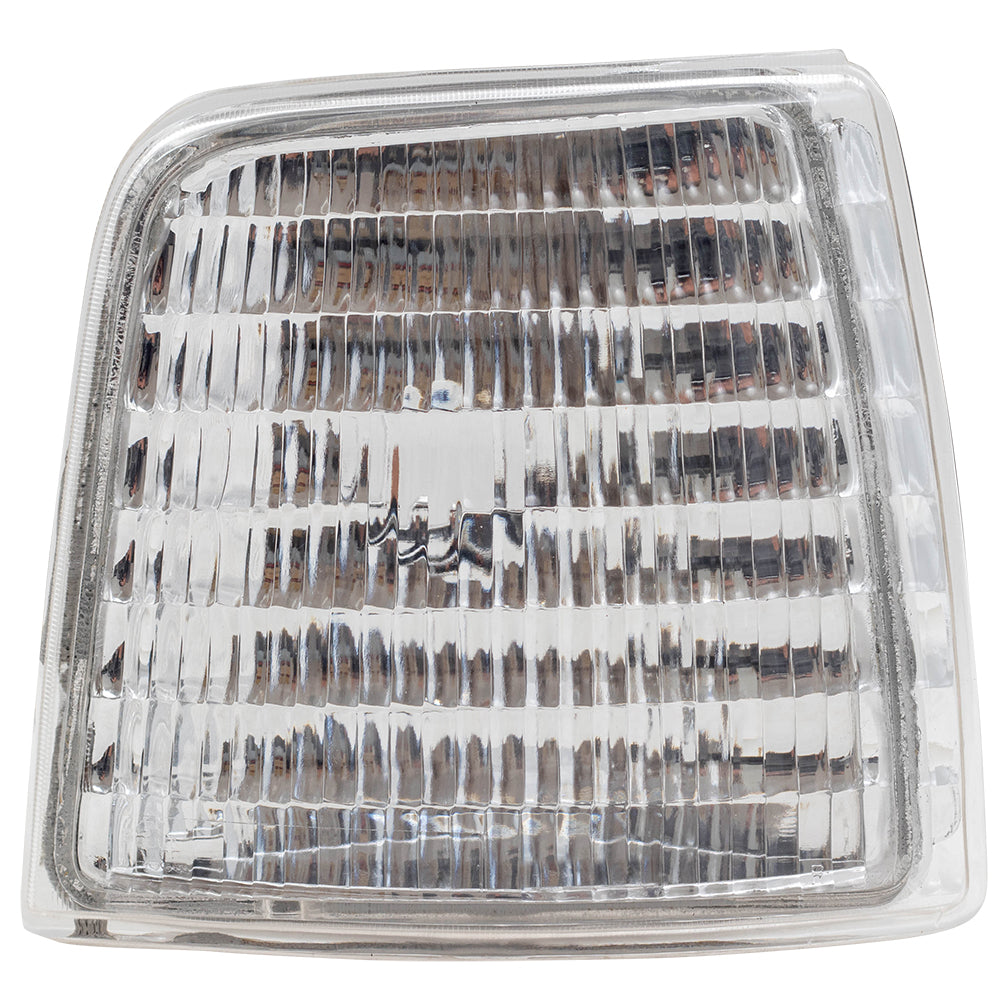 Brock Replacement Driver and Passenger Signal Side Marker Light Lamp Units Compatible with 1992-1996 F150 Pickup F2TZ15A201D F2TZ15A201C