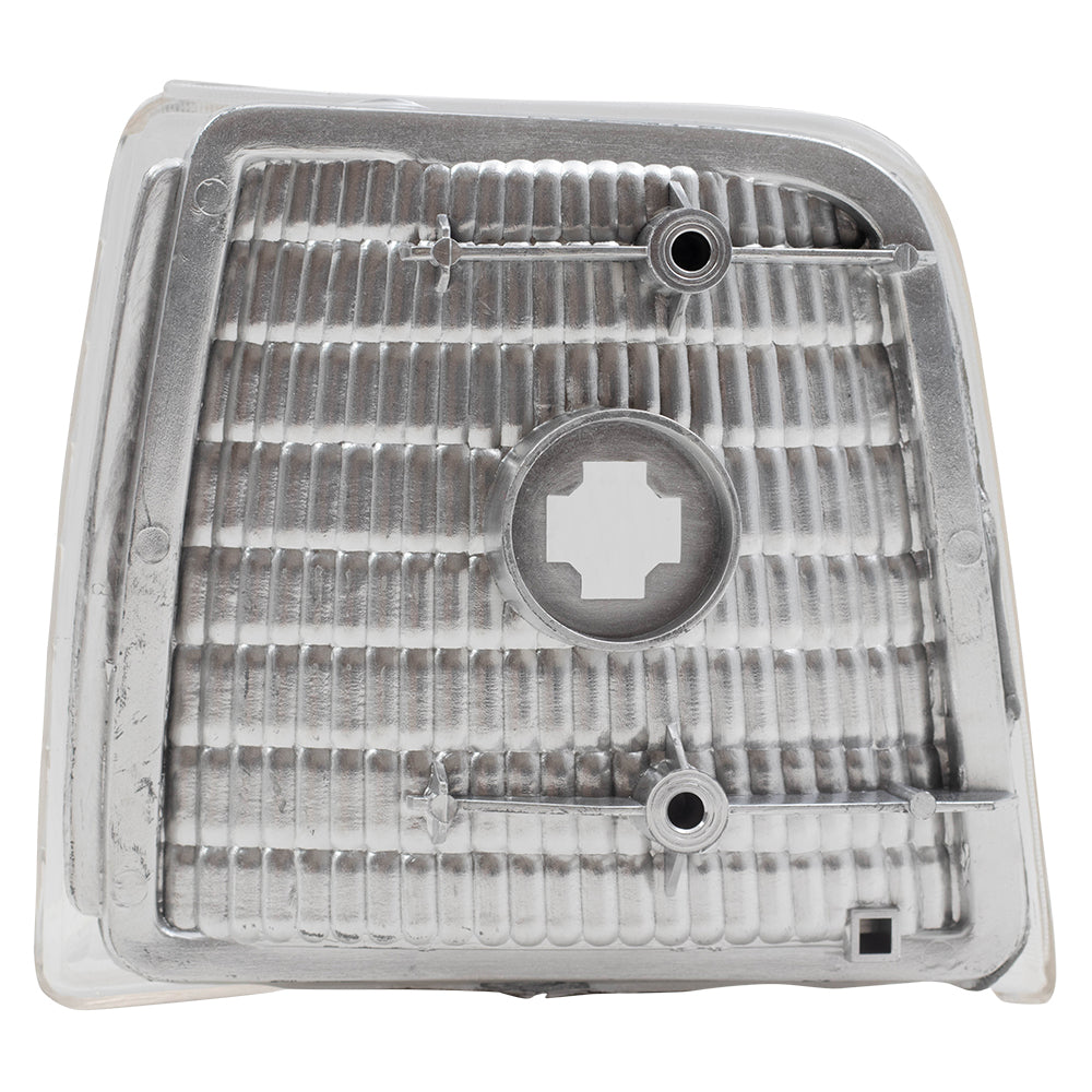 Brock Replacement Driver and Passenger Signal Side Marker Light Lamp Units Compatible with 1992-1996 F150 Pickup F2TZ15A201D F2TZ15A201C