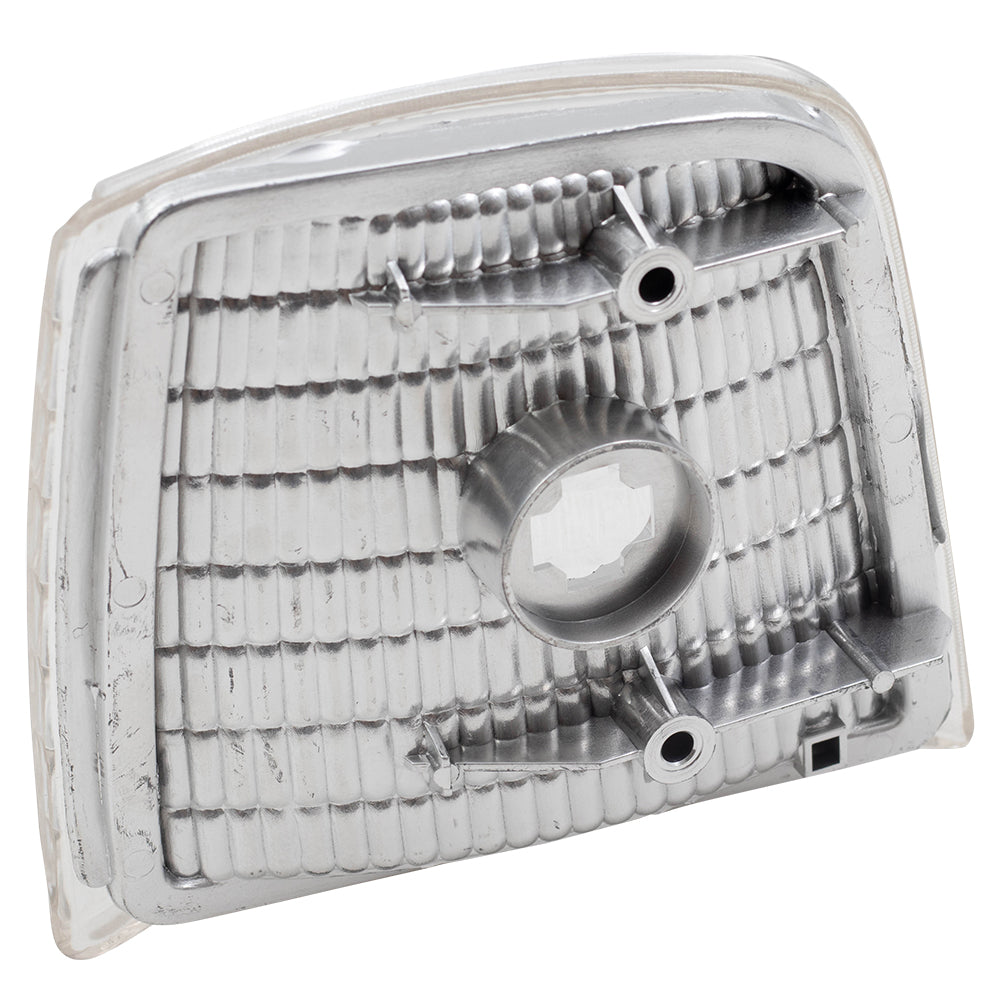 Brock Replacement Driver and Passenger Signal Side Marker Light Lamp Units Compatible with 1992-1996 F150 Pickup F2TZ15A201D F2TZ15A201C