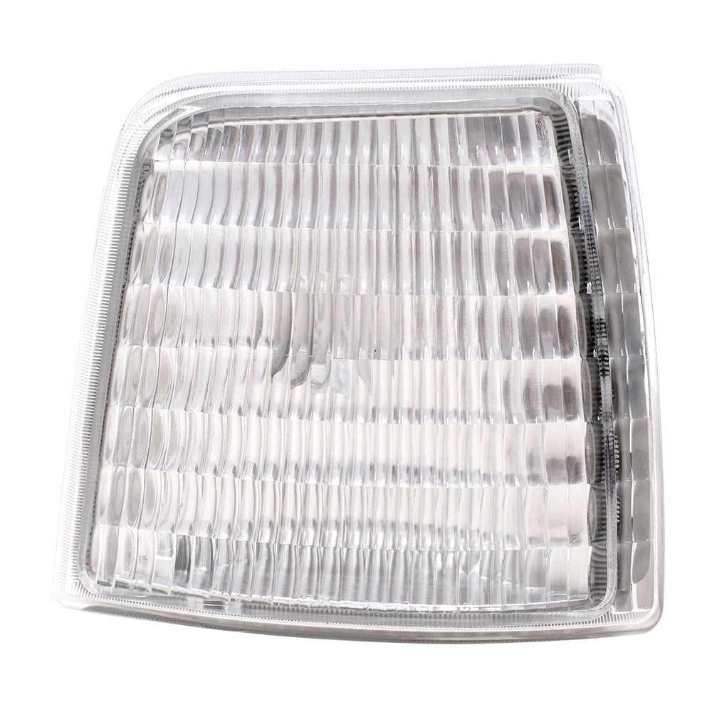 Brock Replacement Driver and Passenger Signal Side Marker Light Lamp Units Compatible with 1992-1996 F150 Pickup F2TZ15A201D F2TZ15A201C