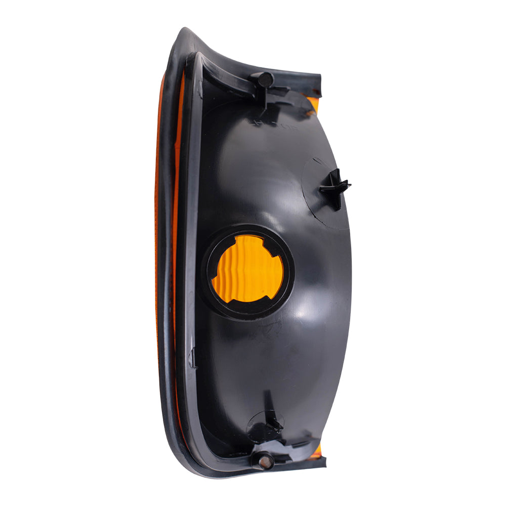 Brock Replacement Driver and Passenger Park Signal Side Marker Light Lamp Compatible with 1992-2007 E-Series Van 5C2Z13201AA 5C2Z13200AA