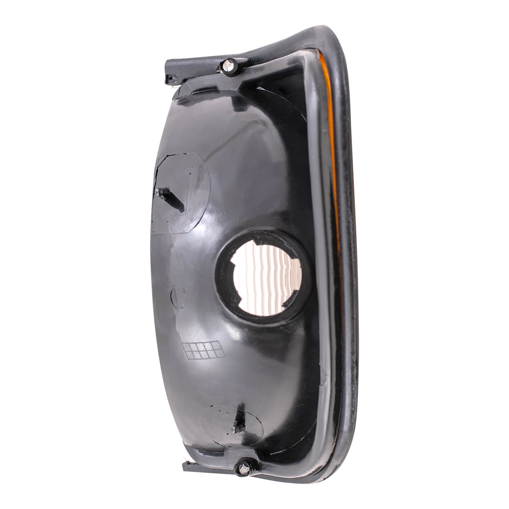 Brock Replacement Driver and Passenger Signal Side Marker Lights Lamps Compatible with 1992-2007 E-Series Van