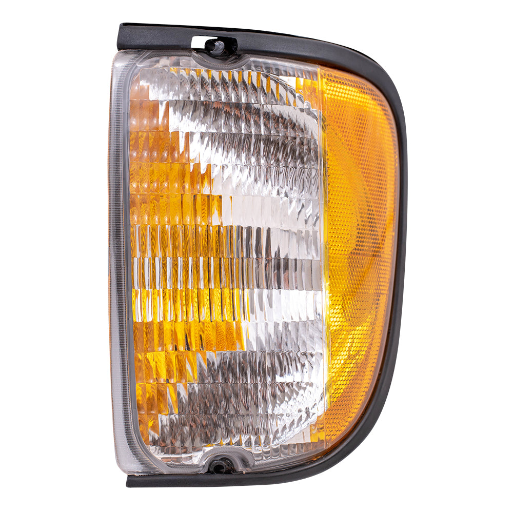 Park Signal Light fits 92-07 Ford E-Series Van Driver Side Marker Amber/Clear