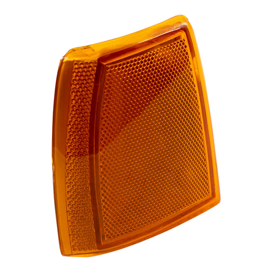Brock Replacement Drivers Corner Signal Side Marker Light Amber Lens Compatible with 91-94 Explorer Ranger Bronco II E9TZ15A201A