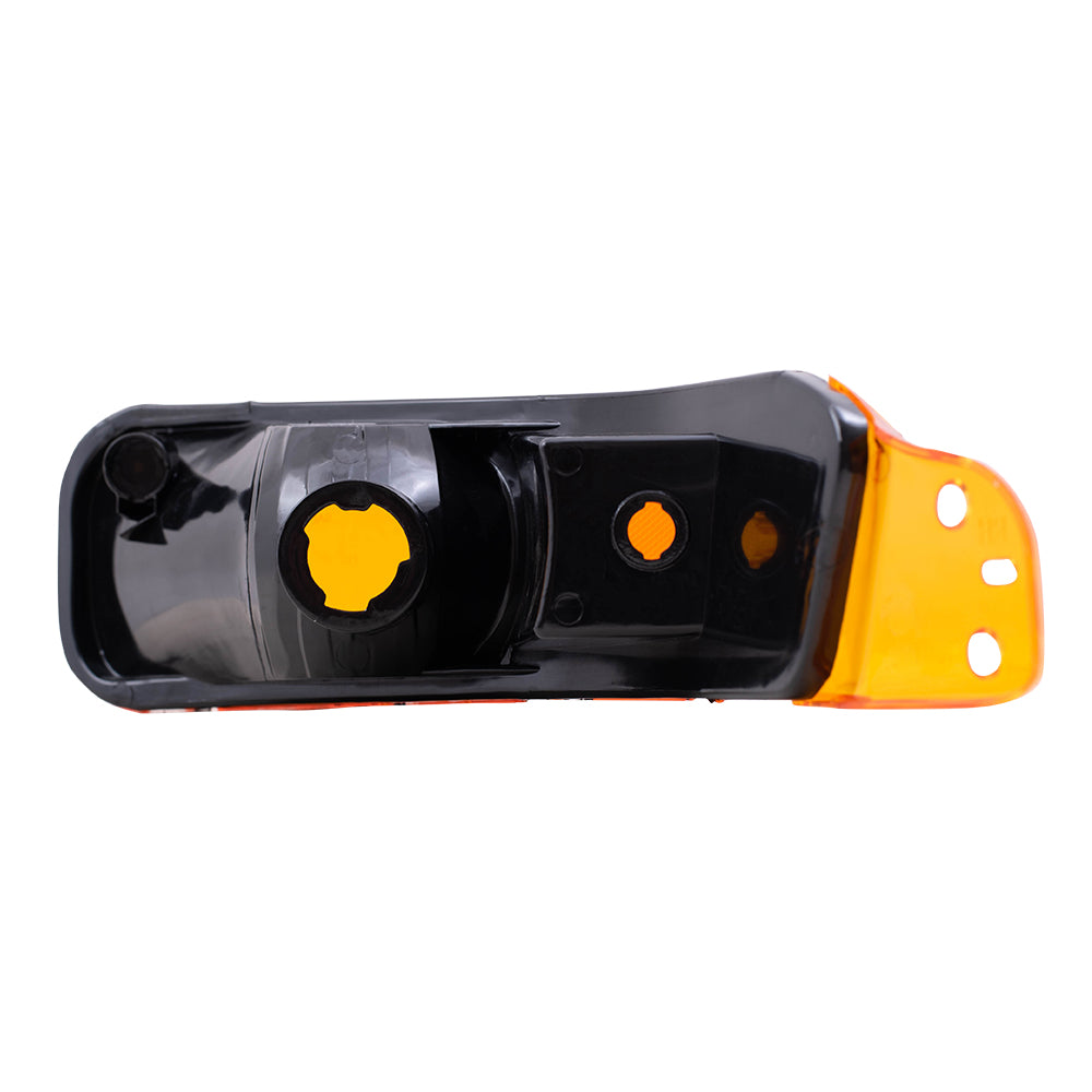 Brock Replacement Passengers Park Signal Side Marker Light Lamp Lens Compatible with 2005-2009 Mustang 4R3Z 13200 AA