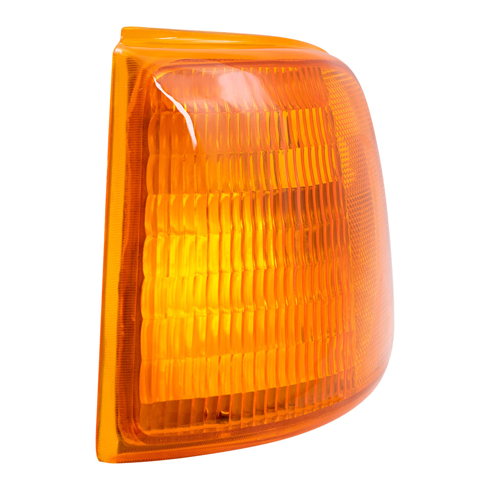 Brock Replacement Drivers Park Signal Side Marker Light Lamp Compatible with 1993-1997 Ranger Pickup Truck F37Z 13201 A