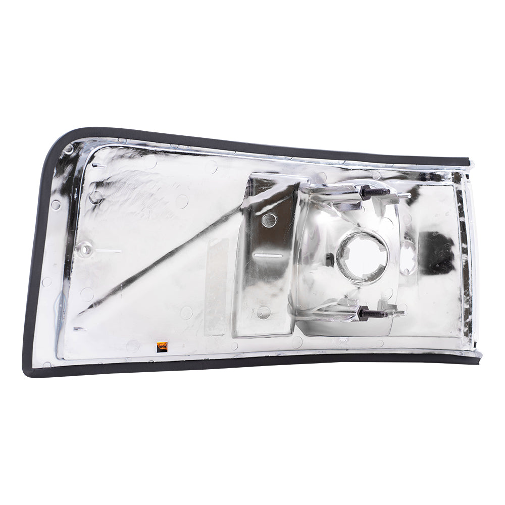Brock Replacement Drivers Signal Side Marker Light Lamp Lens Compatible with 1990-1994 Town Car FOVY15A201B