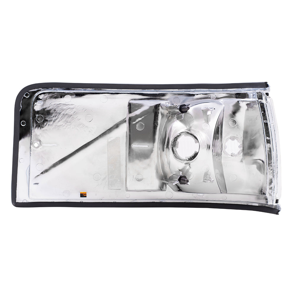 Brock Replacement Drivers Signal Side Marker Light Lamp Lens Compatible with 1990-1994 Town Car FOVY15A201B