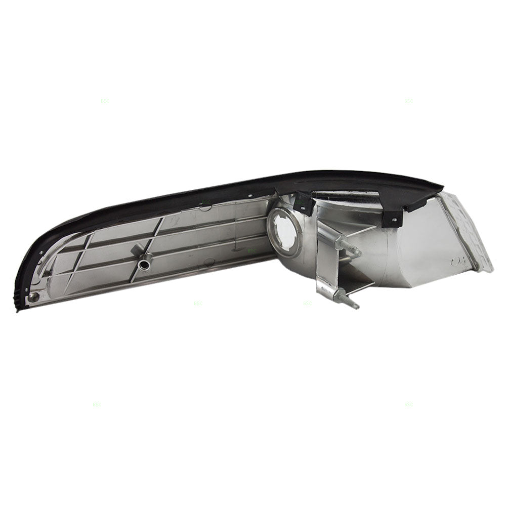 Brock Replacement Drivers Park Signal Front Marker Light Compatible with 1992-1997 Crown Victoria F2AZ13201A